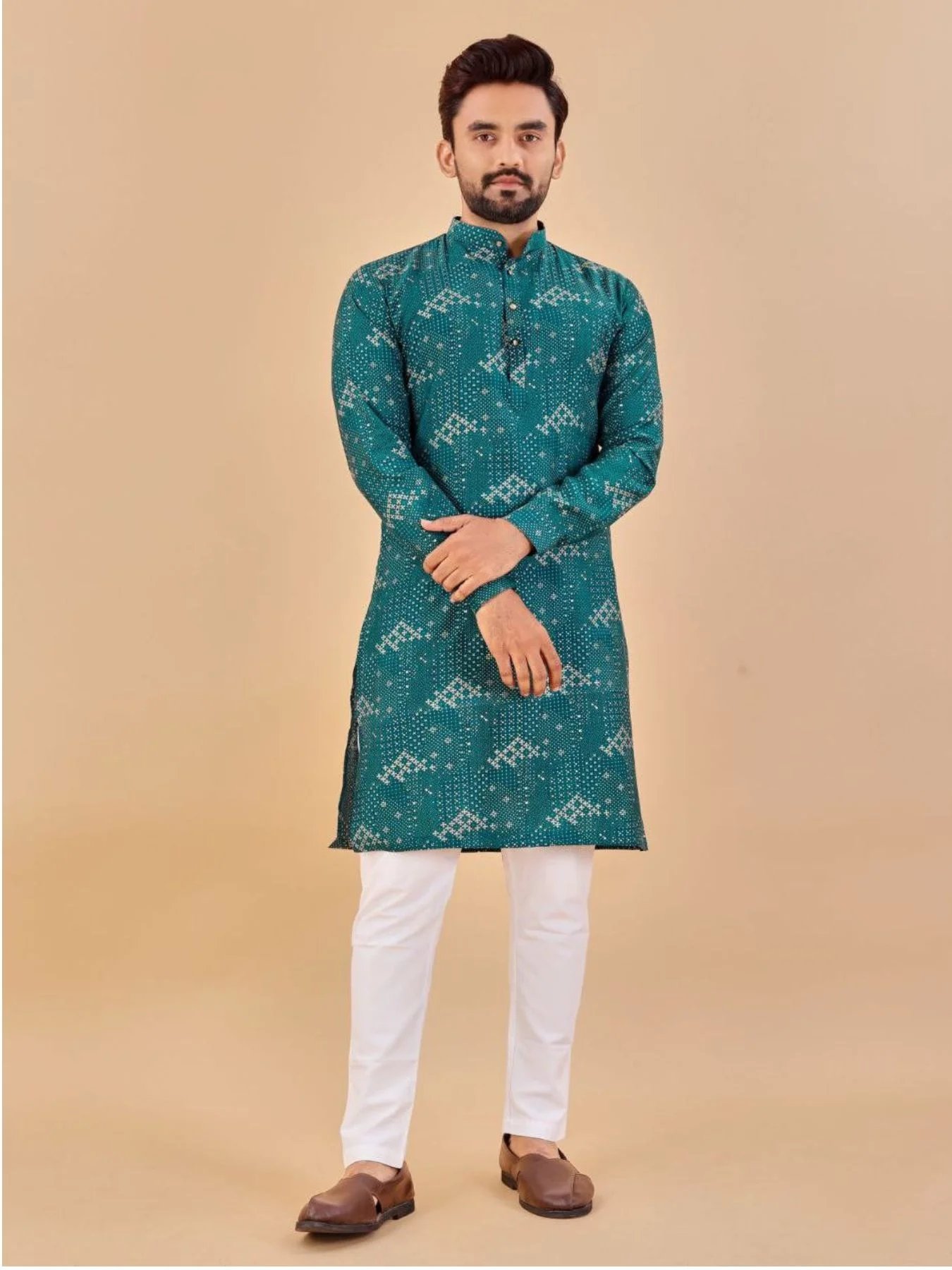 Printed Men's Kurta